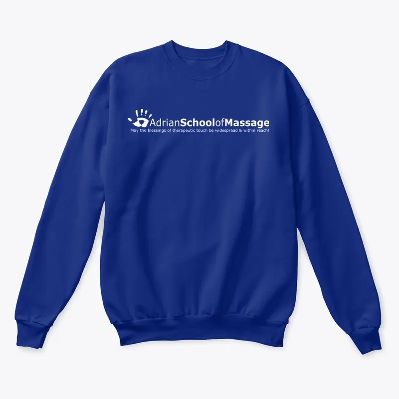 Adrian School of Massage (T-Logo White)